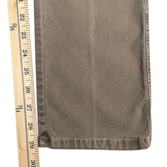 JAMES PERSE Women's Stretch Canvas Surplus Pants Size Small Green Drawstring EUC - Picture 13 of 15